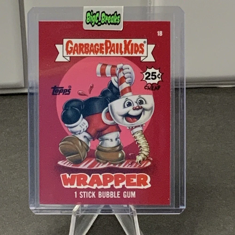 2024 Garbage Pail Kids Game Over Level‎ 4 Wrapper Card Cup Fred / Last Straw #18